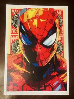 水晶絵 スパイダーマン MARVEL マーベル 絵画 壁掛け 絵 アートパネル