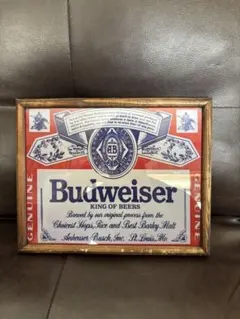 1980's Budweiser ウッドウォールキャビネット - メルカリ