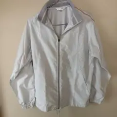 Mizuno レディース L ウィンドブレーカー ライトグレー