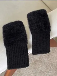 【アームカバー】ブラックファー