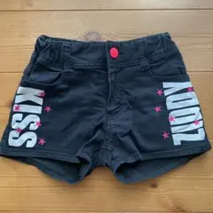 ZIDDY ハーフパンツ 黒 星プリント