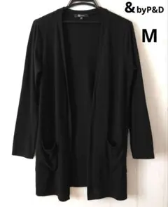 ピンキー&ダイアン　長袖　ロングカーディガン　黒　38Mサイズ