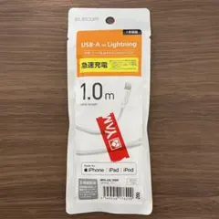 USB-A to Lightning ケーブル