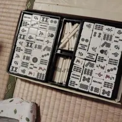 33mm麻雀牌（アルバン社製全自動麻雀卓スリム用）背色：青（収納袋つき