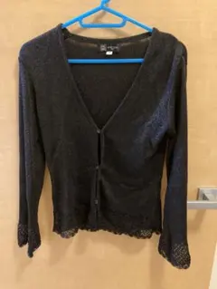 MICHELKLEN ミッシェルクライン　黒カーディガン38サイズ