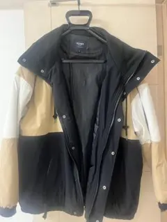 BEAMS × GERRY コラボ 中綿 ナイロンジャケット フード付 ベージュ