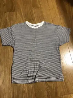 グローバルワークボーダー Tシャツ130グレー