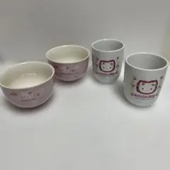ハローキティ 湯呑み2×2セット　10