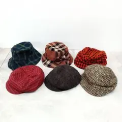 ♢B144 キャスケット ハット 等 6点セット まとめて レディース 帽子