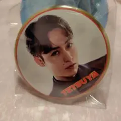 EXILE　TETSUYA 丸型缶バッジ　ガチャ