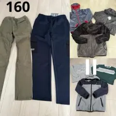 男の子160まとめ売り　アウター・トレーナー・ロンT・ボトムスなど７点セット