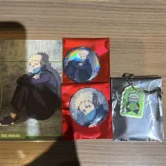 呪術廻戦　缶バッジ　アクリルキーホルダー　狗巻棘