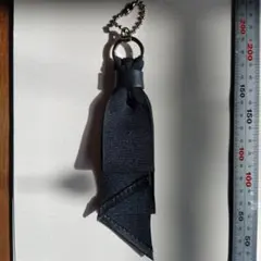 COACH　 黒 リボン　キーチェーン　キーホルダー