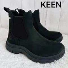 【美品】KEEN キーン 防水 チェルシーブーツ サイドゴア アウトドア 通勤