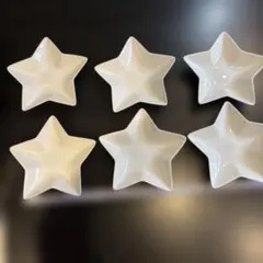 お値下げ❗️Pottery Barn スター型ボウル 6個セット ホワイトのサムネイル
