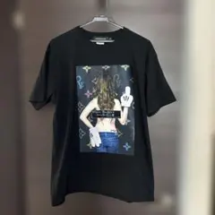ジャックローズ　グラフィックプリント 黒 Tシャツのサムネイル