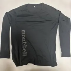 メンズS mont-bell ブラック 長袖Tシャツ