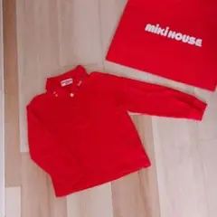 MIKI HOUSE❤レトロ 長袖 ポロシャツ オールド 日本製 110サイズ