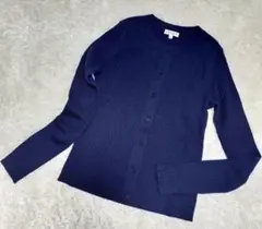 デミリー　ウール100%　カーディガン　ニットカーディガン　薄手