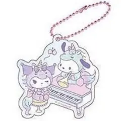 サンリオキャラクターズ オーロラアクリルキーホルダー クロミ ポチャッコ
