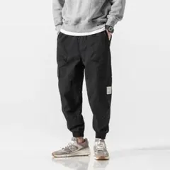 カーゴパンツ ジャガーパンツ ワークパンツ ストリート ブラック XLサイズ