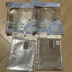 ダイソー 3穴バインダー クリアポケットタイプ B7