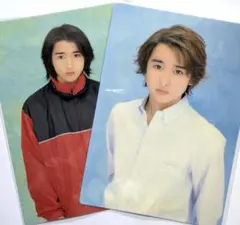 【2枚セット】嵐　初期　大野智　下敷き①【未開封】