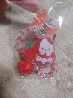 サンリオ いちご新聞50周年 シークレットストラップ ポチャッコ