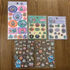 正規品　ボンボンドロップシール　ハンギョドン　ぷっくりシール　蛍光レトロシール