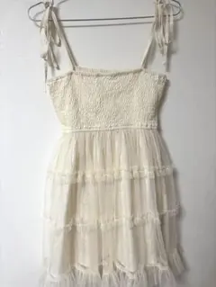 Emsexcite チュールワンピース ホワイト