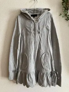 スカラップ ロングパーカー ✿