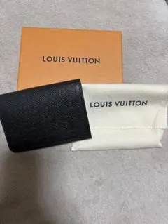 【新品未使用】LOUIS VUITTON ブラック カードケース名刺入れ