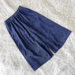 《アースミュージックアンドエコロジー》 (F) コーデュロイワイドパンツ ラフ