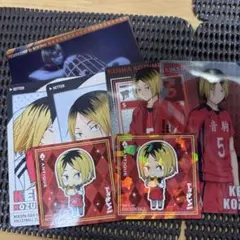 音駒高校 孤爪研磨 ブロマイド5枚セット ランダムシール 孤爪研磨