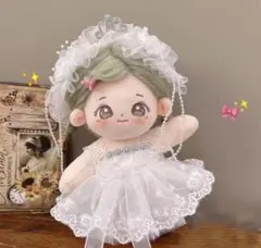 ホワイトカラー❤️ドールチャーム❤️ハンドメイド