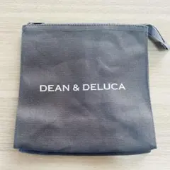 DEAN & DELUCA ポーチ グレー キャンパス地