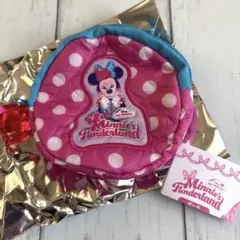 ディズニー　パルパルーザ　ミニー　カプセルトイ　ポーチ　ピンク　水玉　2026