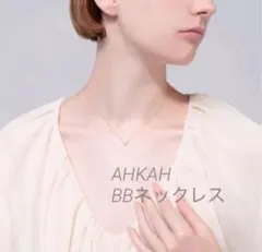 AHKAH アーカー BBライン ネックレス K18 ダイヤ 華奢 箱付き 人気