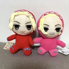 東京リベンジャーズ　ちびキャラ恐竜マスコット マイキー　ドラケン