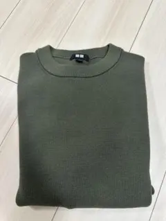 UNIQLO ウォッシャブルミラノリブクルーネックセーター