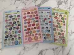 Tamagotchi たまごっち 3Dステッカー 4枚セット
