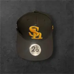 ソフトバンクホークス 20thキャップ フリーサイズ ブラック