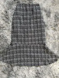 ツイード　マーメイドスカート