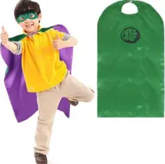 キッズ ハロウィン コスプレ マント+仮装 MARVEL ハルク