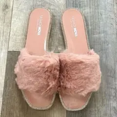 Fashionnova ファーサンダル サイズ9 新品