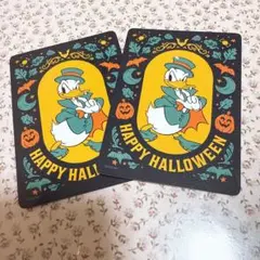 ドナルドダック ハロウィン カード ディズニーストアじゃんけんカード　ディズニー