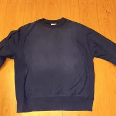 チャンピオン リバースウィーブ ホンジュラス製 ネイビー 紺 胸 目なし