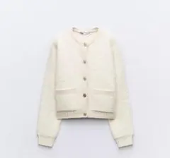 ZARA ブークレニットカーディガン