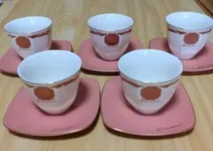 kansai fine china カップ・ソーサー 5個セット