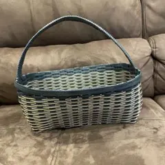 ハンドメイド　クラフトかご